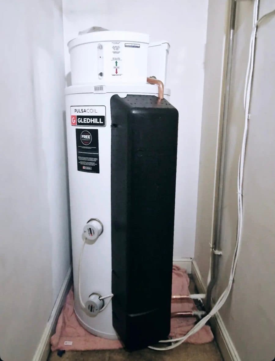 Recently installed Gledhill open vented thermal store